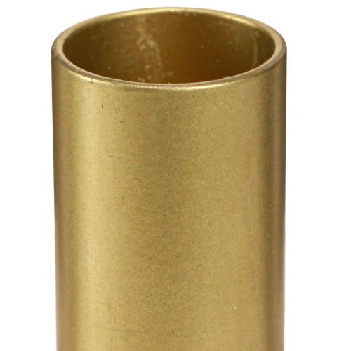 Artikel Kerzenhalter für Stabkerzen Metall Gold Ø28mm 15cm 4 St