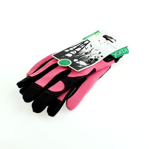 Artikel Kixx Synthetik Handschuhe Gr.8 Rosa, Schwarz