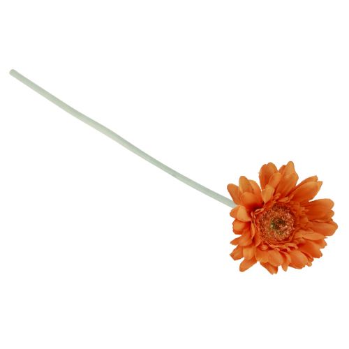 Floristik24 Künstliche Blumen Gerbera Orange 45cm