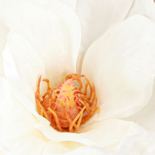 Artikel Magnolie Weiß Kunstblume Knospen Deko Zweig H40cm 2St