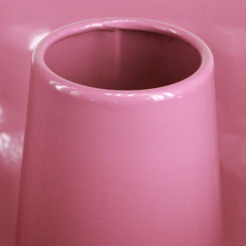 Artikel Metall Deko Schale Backform Gugelhupf Pink Ø23cm H12cm