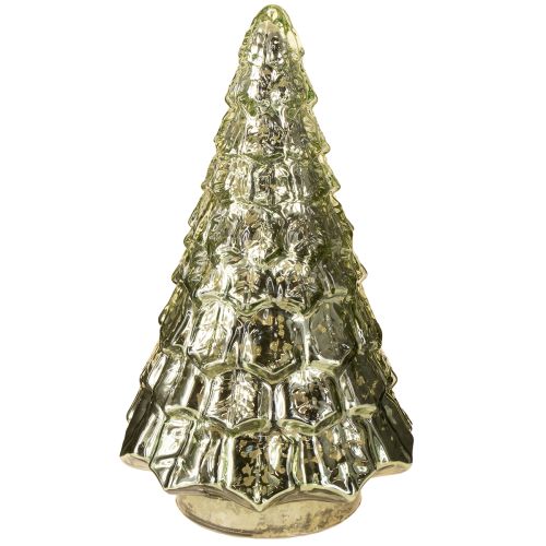 Artikel Mini Weihnachtsbaum mit LED Beleuchtung Grün Gold 28cm