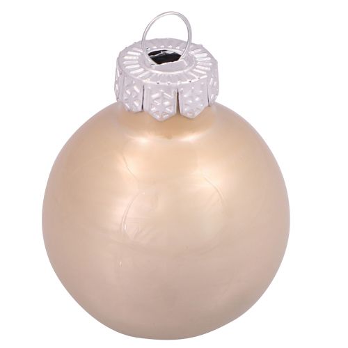 Artikel Mini Weihnachtskugeln Glas Baumkugeln Opal Ø3cm 22 St