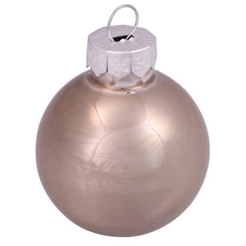 Artikel Mini Weihnachtskugeln Glas Baumkugeln Opal Ø3cm 22 St