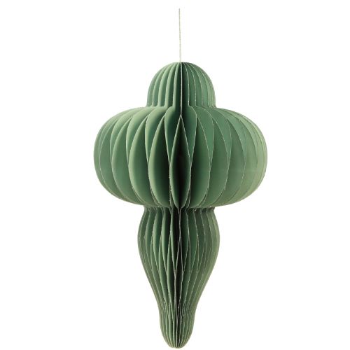 Artikel Festlicher Mint Weihnachtsschmuck Papier Ornament Set 2 H40cm