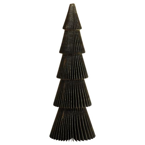 Papier Weihnachtsbaum Tannenbaum Klein Schwarz H30cm