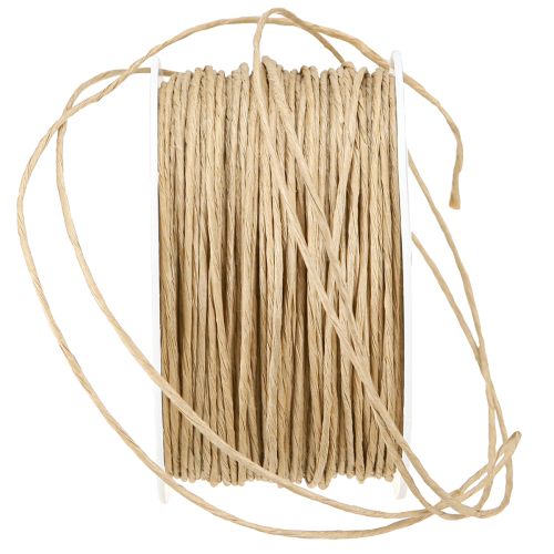 Artikel Papierdraht Draht umwickelt Ø2mm 100m Natur