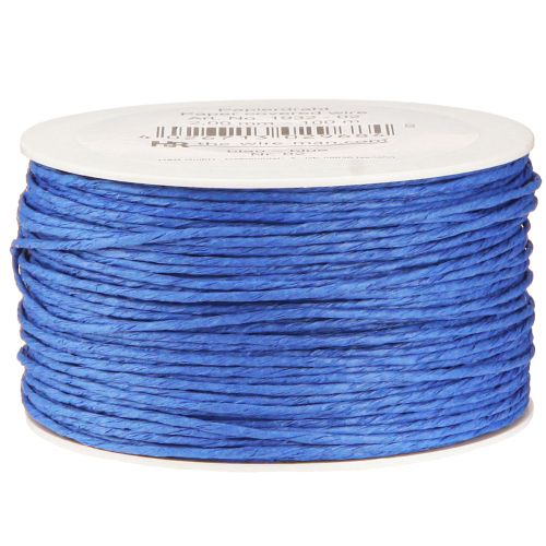 Artikel Papierkordel Draht umwickelt Ø2mm 100m Blau