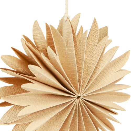 Artikel Papiersterne zum Hängen Baumschmuck Weiß Natur 16cm 6 St