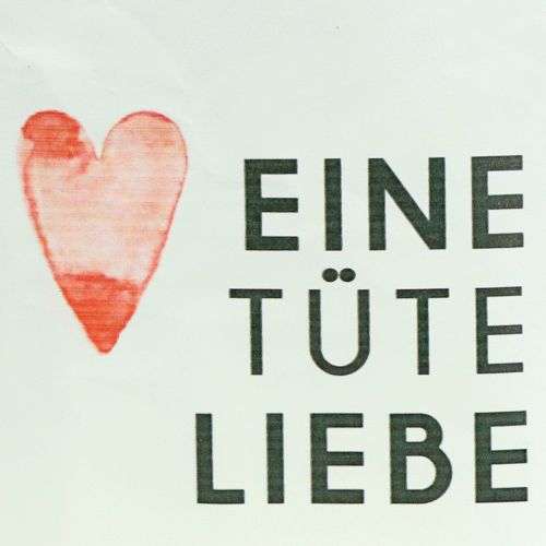 Artikel Geschenktüte "Eine Tüte Liebe"  H24cm