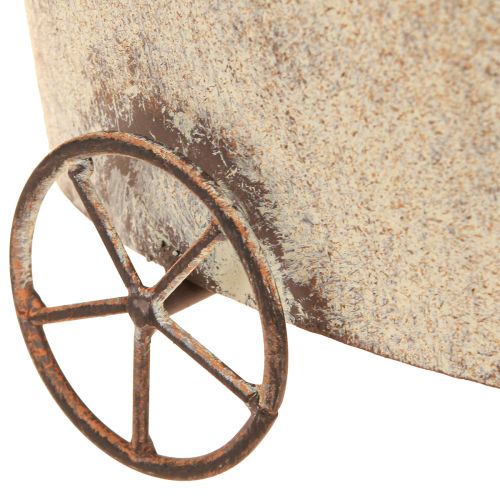 Artikel Pflanzfahrrad Blumentopf Fahrrad Rost Grau 34×16×18cm