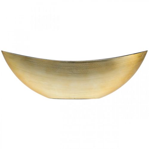 Artikel Pflanzschale Oval Dekoschale Jardiniere Gold 39×12×13cm