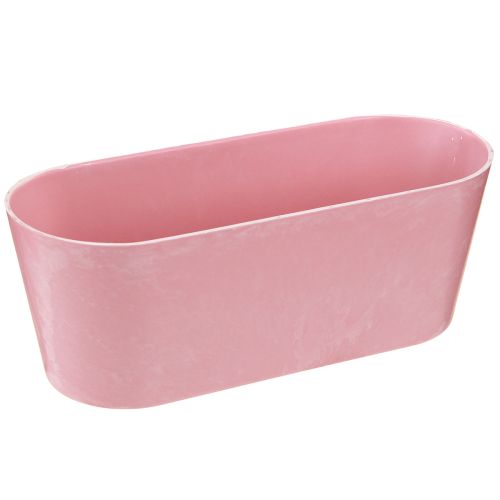 Pflanzschiffchen Pflanzschale oval Rosa 27×11×10cm 3 St