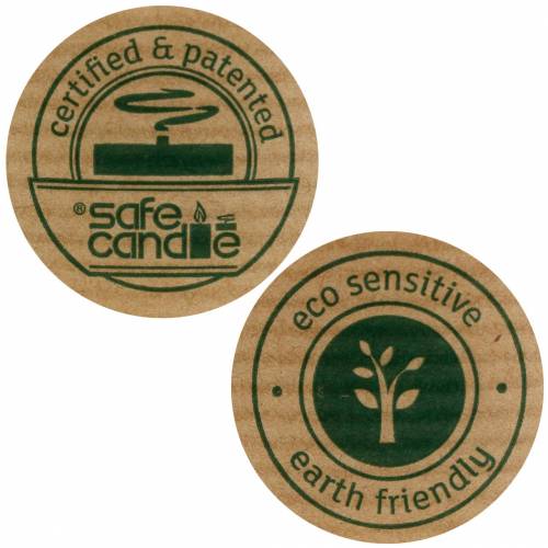 Artikel PURE Nature Stumpenkerze, Nachhaltige Naturkerze aus Stearin und Rapswachs 90/70mm