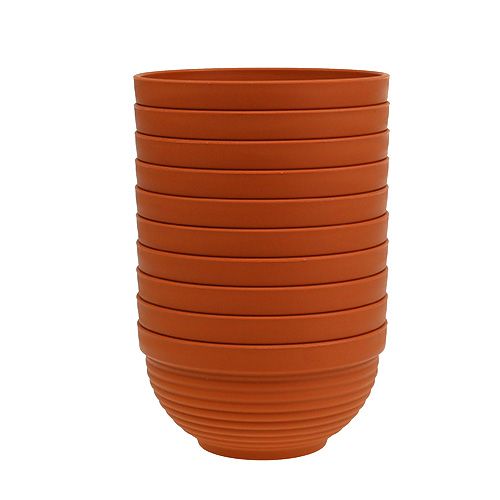 Artikel R-Schale Plastik Terrakotta Ø13cm, 10 St