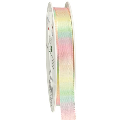 Artikel Regenbogen Band Pastell Dekoband Geschenkband 15mm 18m