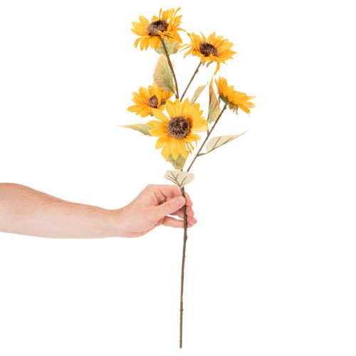 Artikel Sonnenblume künstlich 72 cm, 2er-Set, gelb