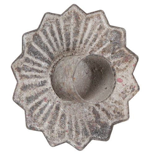 Artikel Spitzkerzenhalter zum Stecken Antik Grau 7×8,5cm 4 St