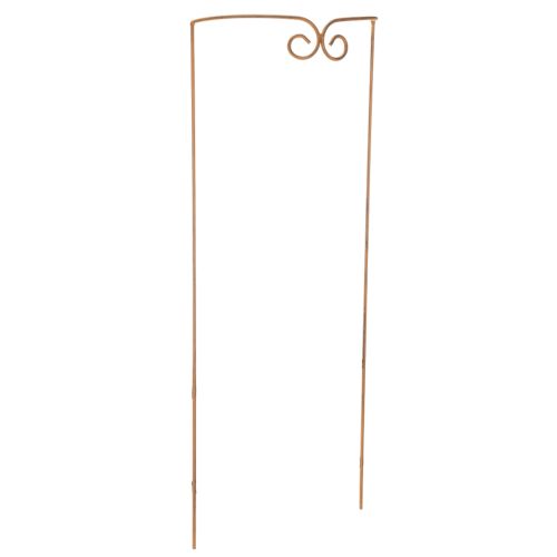 Artikel Rankgitter Metall 75 cm Braun Geschwungenes Design für Beete und Pflanztöpfe