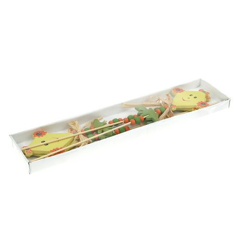 Floristik24 Stecker für Blumen Drachen gelb L31cm 4St