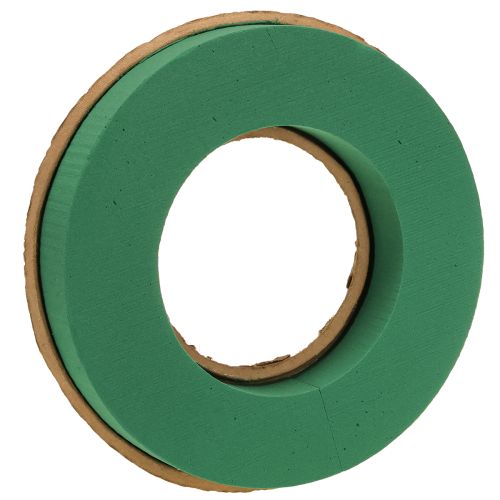 Artikel Steckschaum Kranz Nasssteckschaum auf Karton Ø30cm 2 St