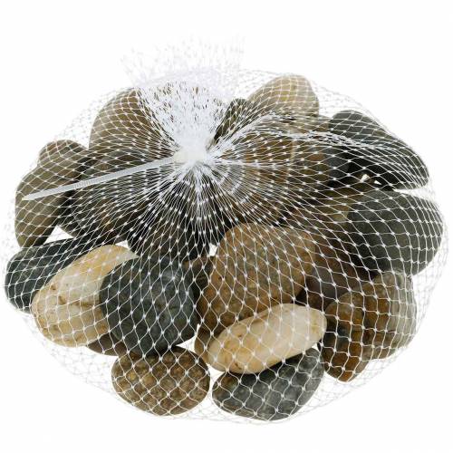 Artikel Flusskiesel Natur Hell und Dunkel 3-6cm 1kg