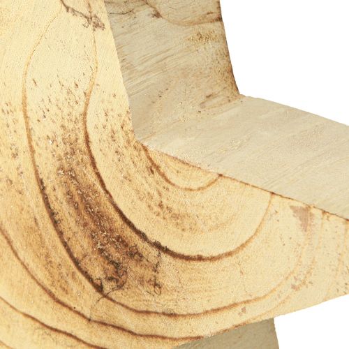 Artikel Stern aus Holz Holzstern zum Stellen Paulownia Natur 30cm