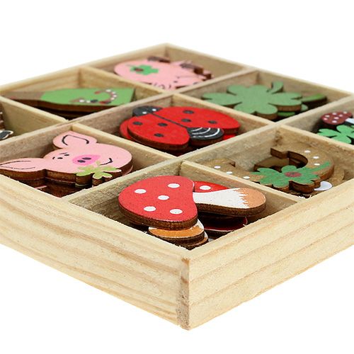 Floristik24 Streuartikel Silvester 3,5cm bunt 54St