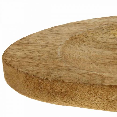 Artikel Deko Tablett Holz Fisch Holztablett Holzteller 30x3x12cm