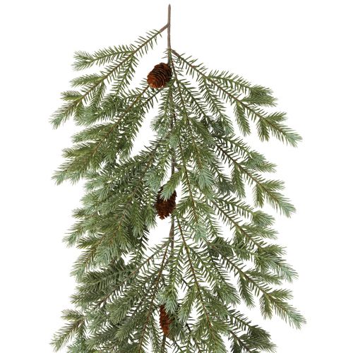 Floristik24 Tannengirlande Weihnachtsgirlande Grün mit Zapfen 180cm