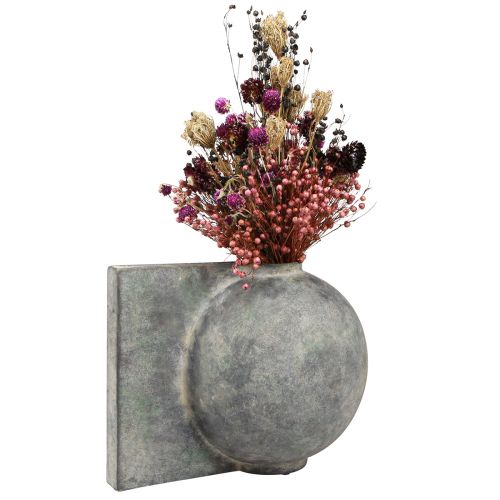 Floristik24 Trockenblumen Lila Klee Strohblumen Flachs Dill 35cm 150g