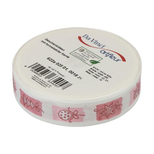 Artikel Weihnachtsband Rosa Schleifenband Weihnachten 25mm 18m