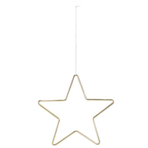 Artikel Weihnachtsdeko Metallstern Stern Anhänger Gold Ø15cm 6 St