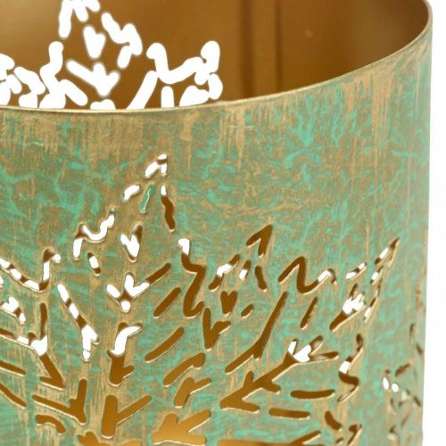 Artikel Windlicht Herbst Teelichthalter Metall Ø8/10/13cm Set 3Stück