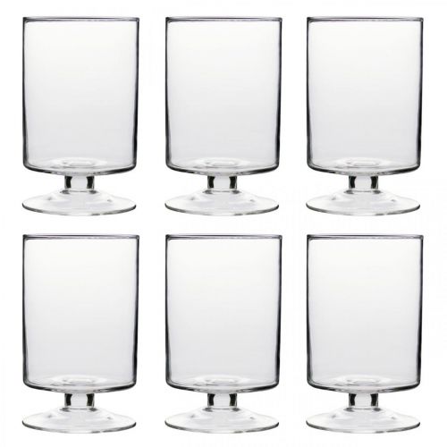 Floristik24 Windlicht Hurricane Glas Ø7cm H11,5cm 6st