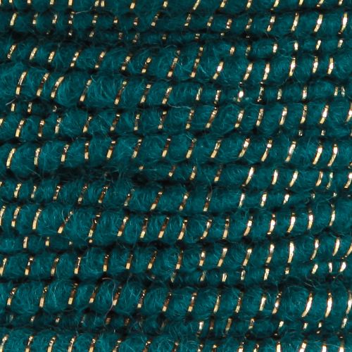 Artikel Wollfaden mit Draht Filzschnur Wollschnur Türkis Gold Ø5mm 33m