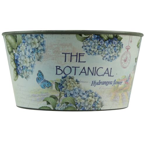 Artikel Übertopf Hortensien Blumenschale rund Kunststoff Ø21cm H11cm