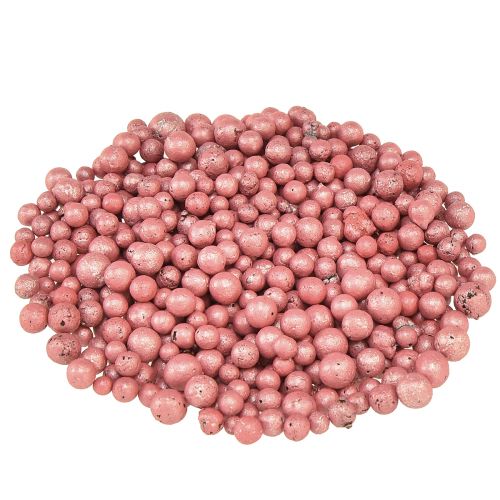 Floristik24 Brillant Dekoperlen 4mm - 8mm Rot Deko Granulat 1 Liter