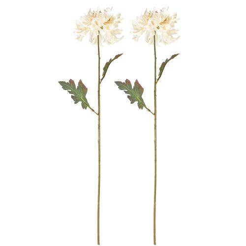 Artikel Chrysanthemen Künstlich Dekoblumen Creme L72cm 2St