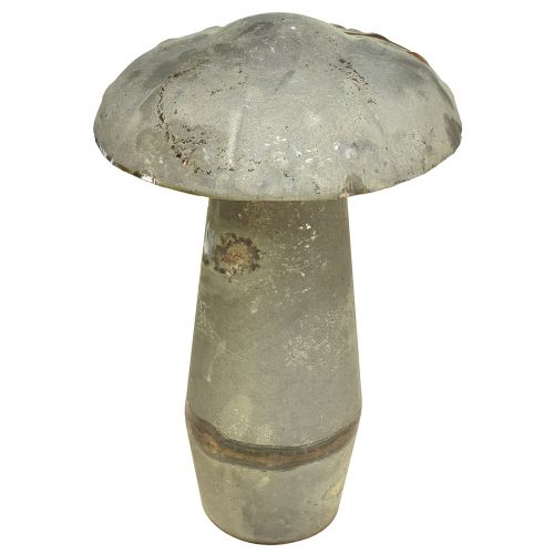 Deko Pilz Metall Herbst Grün Rost Vintage 30cmx50cm