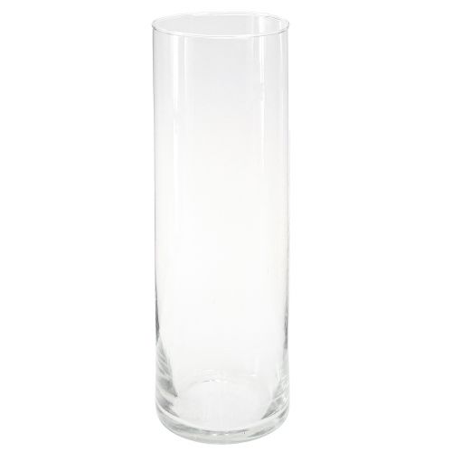 Floristik24 Hohe Glasvase Konisch Blumenvase Glas 30cm Ø10,5cm