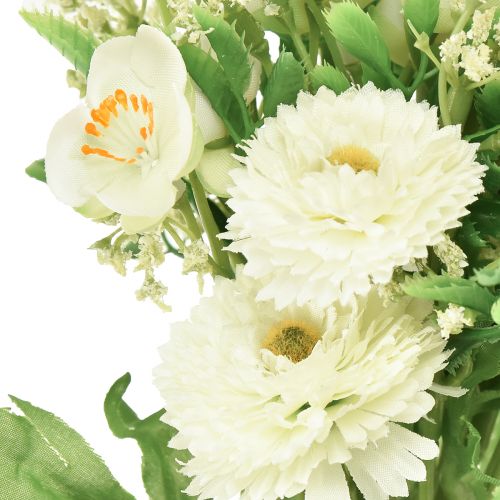 Artikel Kunstblumen Deko Strauß Jasmin Bellis 30cm künstlich für Tischdeko Vase langlebig