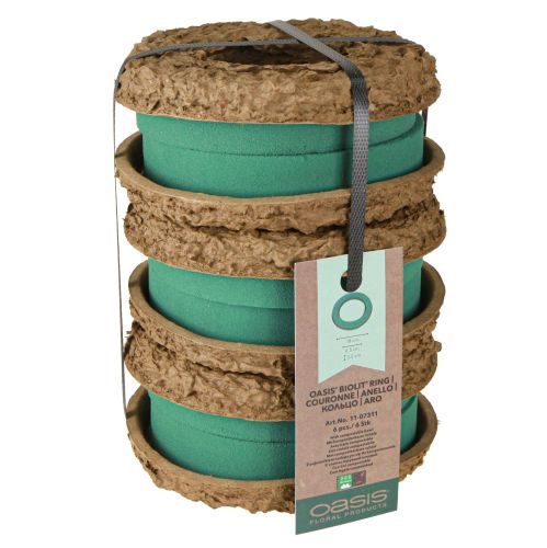 Artikel OASIS® Biolit® Ring/Kranz 17cm 6 St