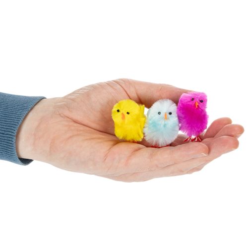 Artikel Osterküken Set für fröhliche Frühlingsdekorationen und Bastelarbeiten 4cm 10St