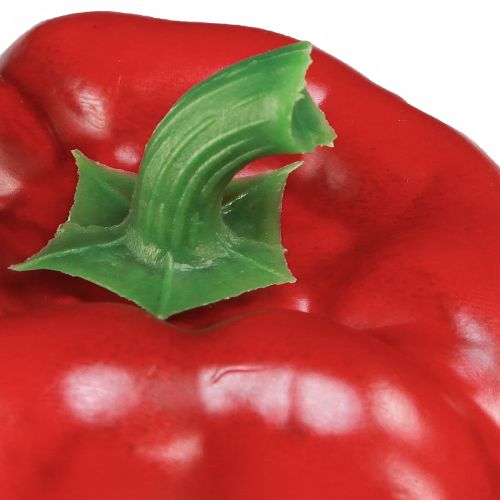 Artikel Paprika Deko Rot Grün Künstlich Netz Ø8cm H11,5cm 4 St