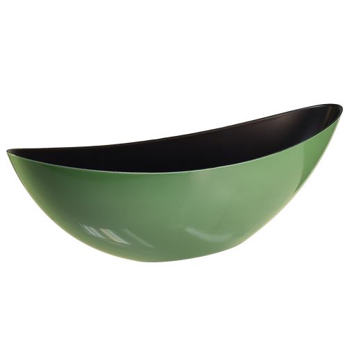 Moderne Grüne Halbmond-Schale aus Kunststoff 39 cm – Vielseitig einsetzbar für Deko – 2St