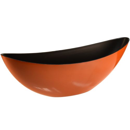 Artikel Moderne Schiffchen-Schale in Orange – 39 cm – Vielseitig einsetzbar für Dekoration und Bepflanzung – 2St