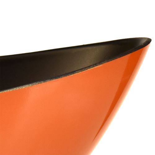 Artikel Moderne Schiffchen-Schale in Orange – 39 cm – Vielseitig einsetzbar für Dekoration und Bepflanzung – 2St