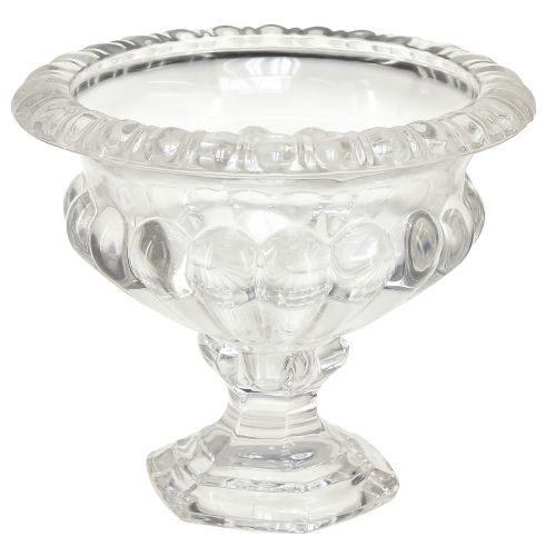 Floristik24 Glas Pokal im Vintage-Stil Ø13cm H11cm