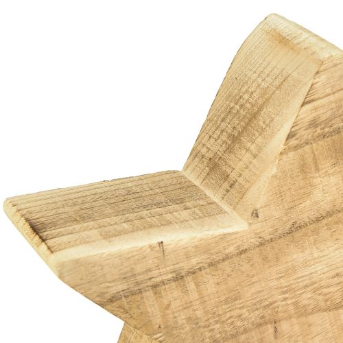 Artikel Rustikaler Deko-Stern aus Paulowniaholz – Natürliche Holzoptik, 25x8 cm – Vielseitige Raumdekoration